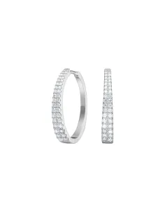 Joanli Nor | Sølv creoler large RUNANOR