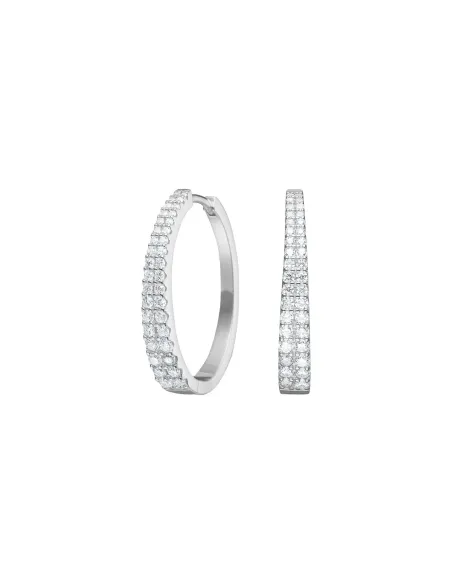 Joanli Nor | Sølv creoler large RUNANOR