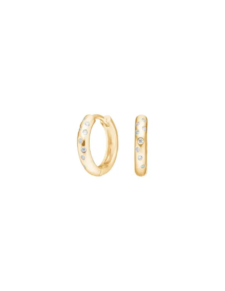 JOANLI NOR | Sølv forgyldt creoler POPNOR