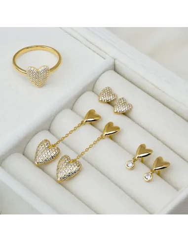 JOANLI NOR | Sølv forgyldt ørestikker RISANOR