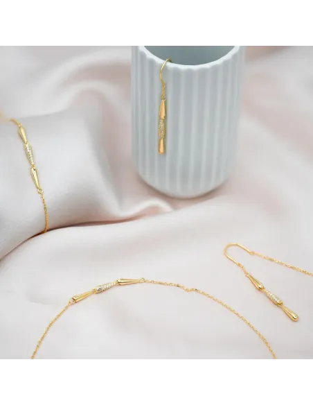 JOANLINOR | Sølv forgyldt halskæde ROMYNOR