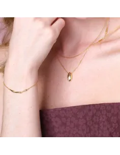 JOANLINOR | Sølv forgyldt halskæde RHEANOR 2