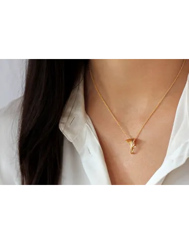 PER BORUP | Kaya guld vedhæng, stort