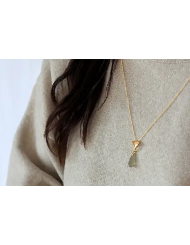 PER BORUP | Kaya guld vedhæng, stort