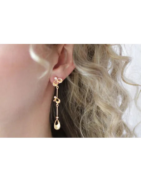 PER BORUP | Violina guld øreringe