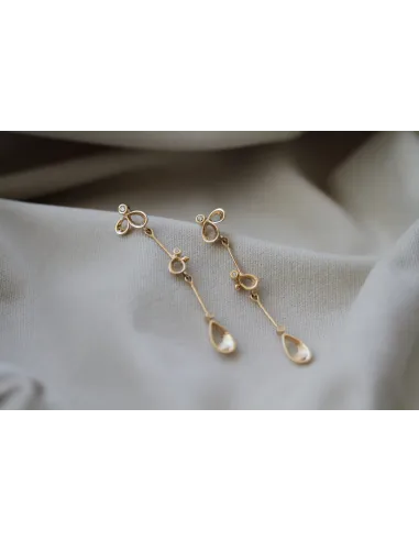 PER BORUP | Violina guld øreringe