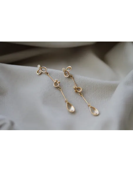 PER BORUP | Violina guld øreringe