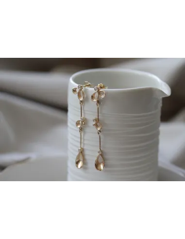 PER BORUP | Violina guld øreringe