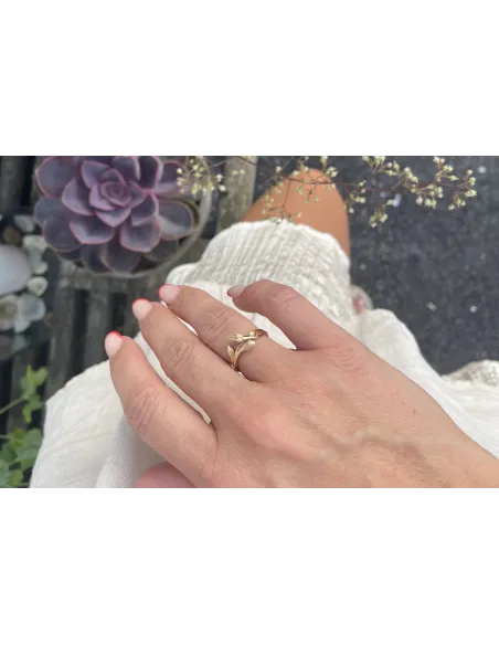 PER BORUP | Linn guld ring