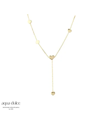aqua dulce | Karla Y-Simple Necklace | Golden