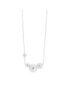 GEORG JENSEN | Daisy Halskæde, 4 margeritter hvid emalje
