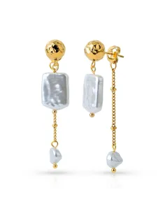 BAY BY AQUA DULCE | SQUARE PEARL EARSTUD