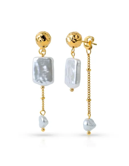 BAY BY AQUA DULCE | SQUARE PEARL EARSTUD