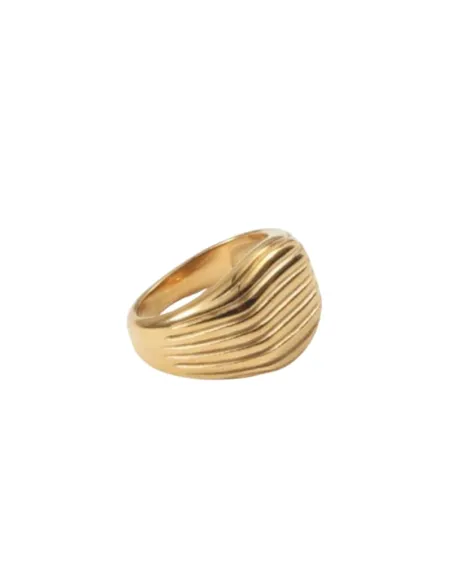 BAY BY AQUA DULCE | SIGNET LINES RING
