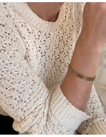 Nava Copenhagen | Mesh Bracelet - Forgyldt