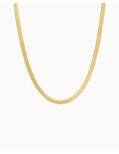 Nava Copenhagen | Flat Snake Chain - Forgyldt