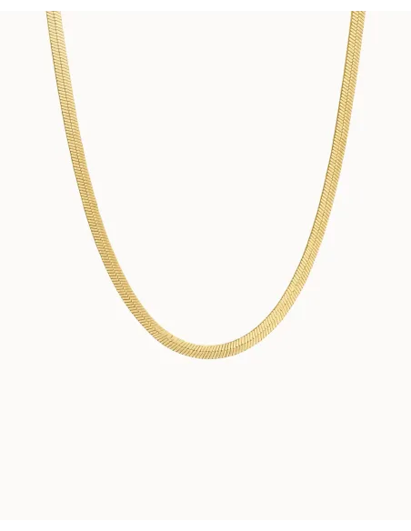 Nava Copenhagen | Flat Snake Chain - Forgyldt Nava Copenhagen | Flat Snake Chain - Forgyldt