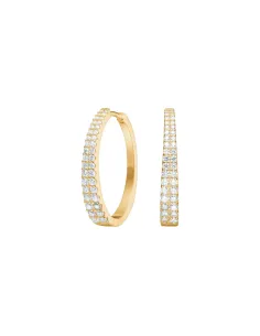 Joanli Nor | Sølv forgyldt creoler large RUNANOR