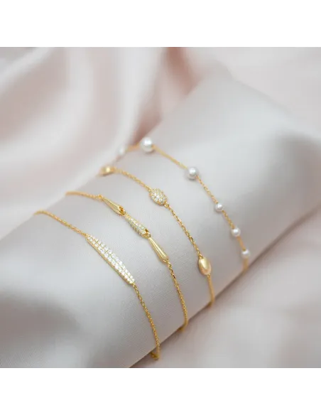 JOANLI NOR | Sølv forgyldt armbånd ROMYNOR