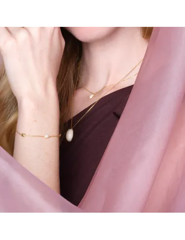 JOANLINOR | Sølv forgyldt halskæde large REBECCANOR