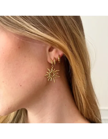 Sistie 2nd | Sirena - Øreringe Forgyldt