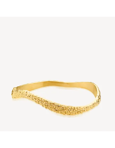 Sistie 2nd | Wavy - armbånd Forgyldt