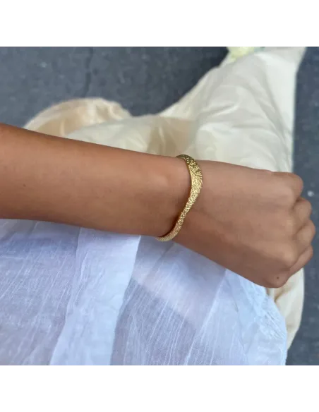 Sistie 2nd | Wavy - armbånd Forgyldt