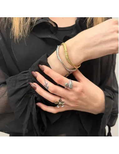 Sistie 2nd | Wavy - armbånd Forgyldt