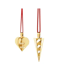 GEORG JENSEN 2024 Juleornamentsæt, 2 stk. | Eksklusiv Julepynt