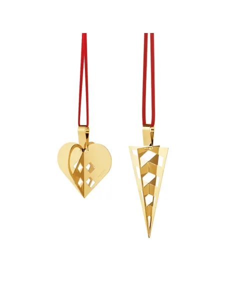 GEORG JENSEN 2024 Juleornamentsæt, 2 stk. | Eksklusiv Julepynt