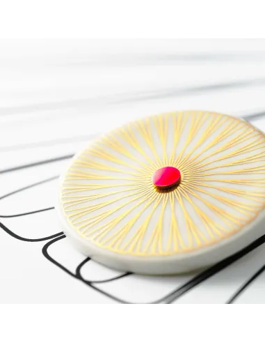 Scherning | ICON broche no. 01 · GOLDEN GLOW