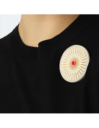 Scherning | ICON broche no. 01 · GOLDEN GLOW