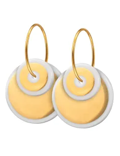 Scherning | HALO duo øreringe · GOLDEN GLOW