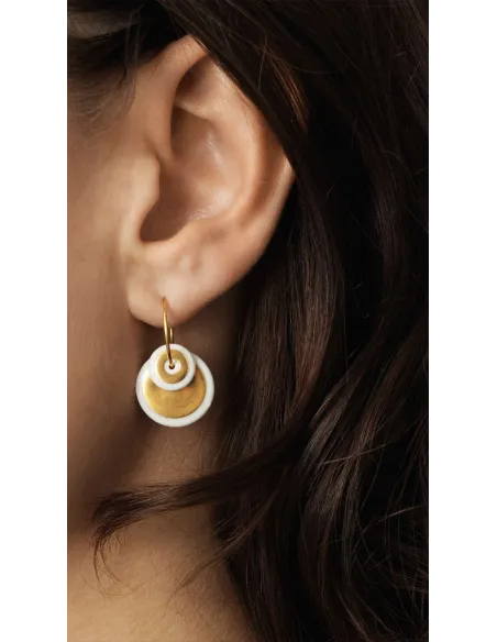 Scherning | HALO duo øreringe · GOLDEN GLOW