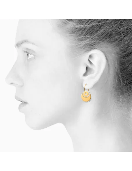 Scherning | HALO duo øreringe · GOLDEN GLOW