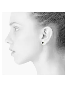 Scherning | SIGN ørestikker, heart · BLACK/GOLD 2