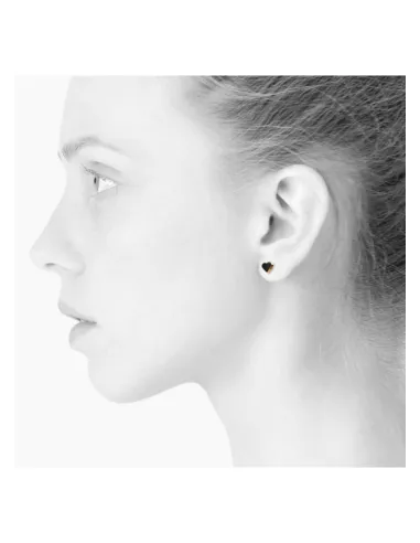 Scherning | SIGN ørestikker, heart · BLACK/GOLD