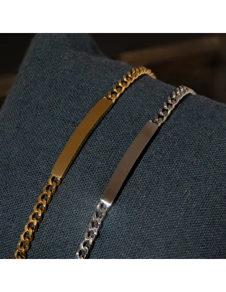 SON OF NOA | SON armbånd stål med plade