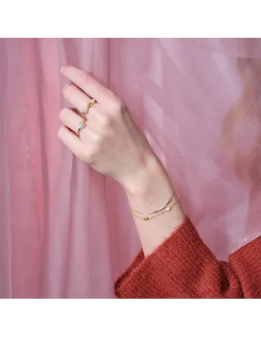 JOANLI NOR | Sølv forgyldt armbånd REBECCANOR