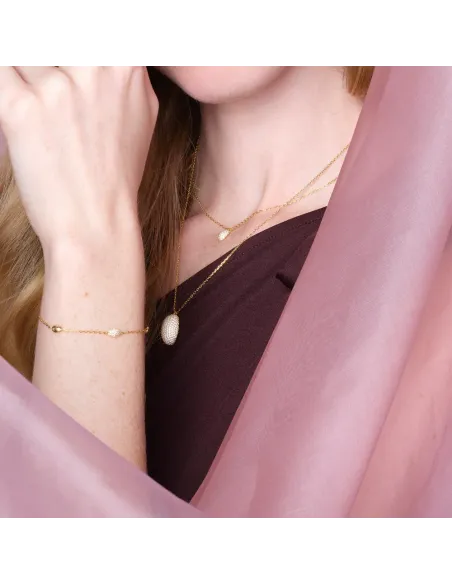 JOANLI NOR | Sølv forgyldt armbånd REBECCANOR