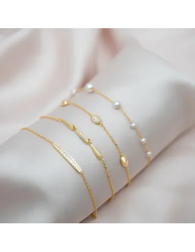 JOANLI NOR | Sølv forgyldt armbånd REBECCANOR