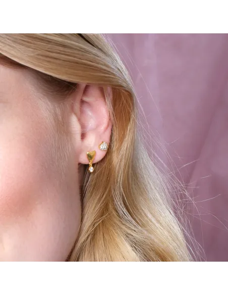 Joanli Nor | Sølv forgyldt ørestikker RISANOR