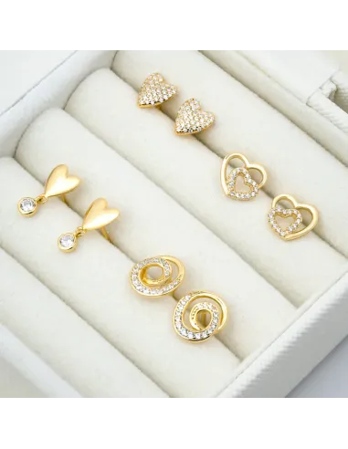 Joanli Nor | Sølv forgyldt ørestikker RISANOR