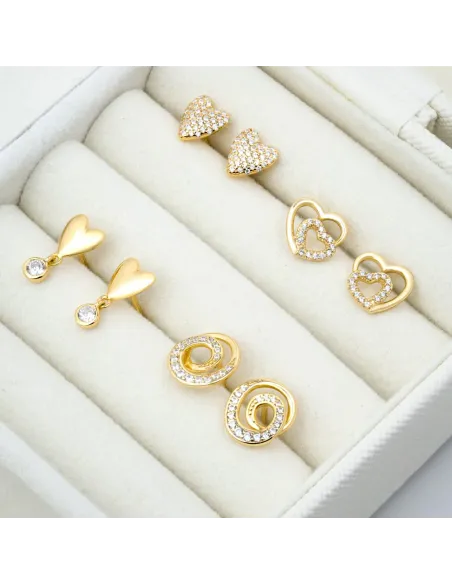 Joanli Nor | Sølv forgyldt ørestikker RISANOR