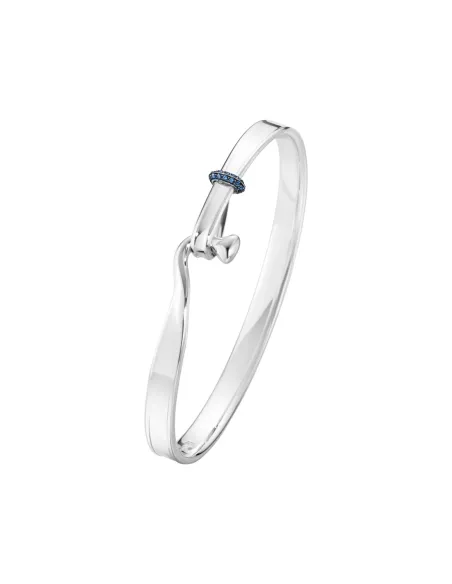 GEORG JENSEN | TORUN ARMRING SØLV MED BLÅ SAFIR