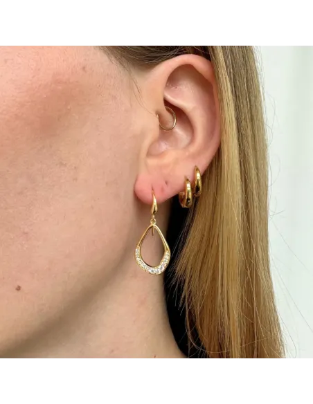 IZABEL CAMILLE | Titania - Øreringe Forgyldt