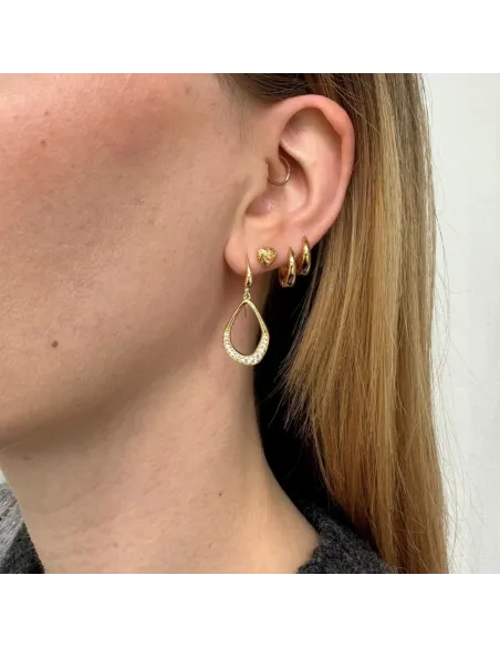 IZABEL CAMILLE | Titania - Øreringe Forgyldt