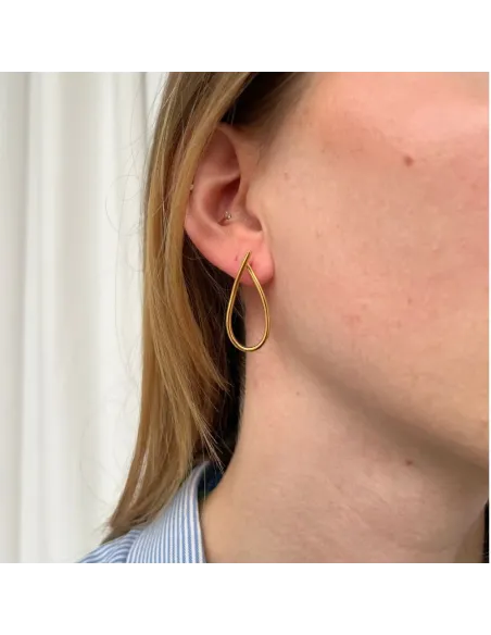 IZABEL CAMILLE | Everyday Slim - Øreringe Forgyldt