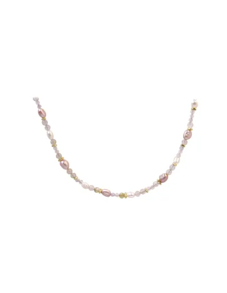 AQUA DULCE | FRESA ROSE NECKLACE | GOLDEN