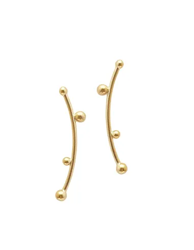 HEIRING | LUNA Øreringe forgyldt